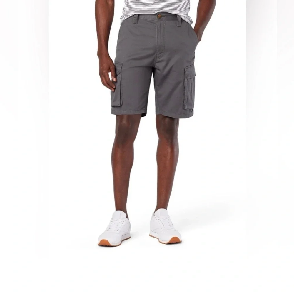 Men's Gray Cargo Shorts